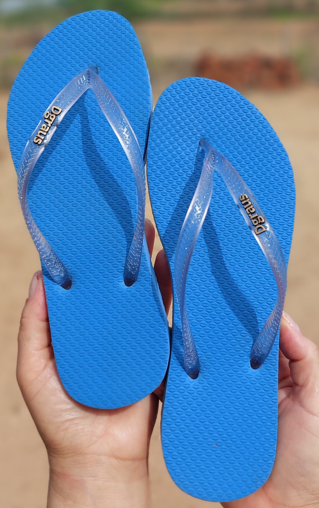 Chinelo Dgraus Slim de cor Azul céu.(Premium)