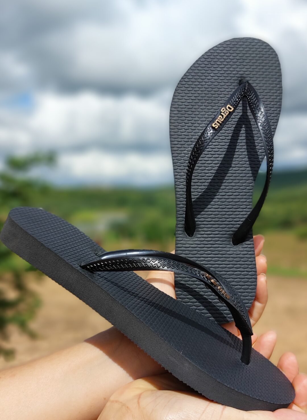 Chinelo Dgraus slim ANATÔMICO preto (Good)