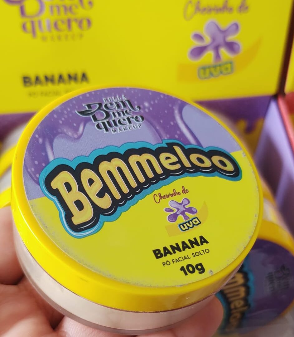 Pó solto banana